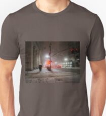 Camiseta unisex Winter Romance - Snowy Night in New York City