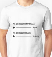 Me discussing car funny design Unisex T-Shirt