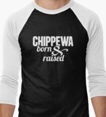 Proud Native American Chippewa Men's Baseball ¾ T-Shirt