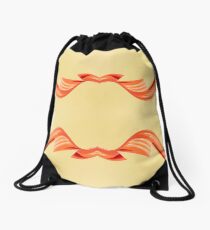 Up and Down Abstract Drawstring Bag
