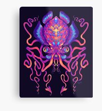 Cephalopod Metal Print