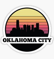 Oklahoma City skyline Sticker