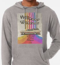 Sudadera con capucha ligera Hola Wisconsin