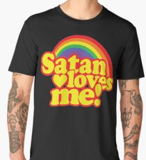Satan Loves Me! Men's Premium T-Shirt