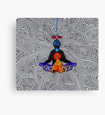Psychedelic meditiation Canvas Print