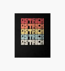 Ostrich Breeder - Gift For Ostrich Farmers Art Board