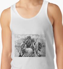 280 - RABBIT GROTTO - DAVE EDWARDS - INK - 2018 Men's Tank Top