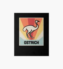 Ostrich Breeder - Gift For Ostrich Farmers Art Board