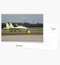 Su-30MK just landed Postcards