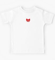 Present Ribbon Red Kids Tee