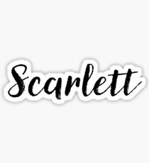 Scarlett - Custom Girl Name Gifts Sticker