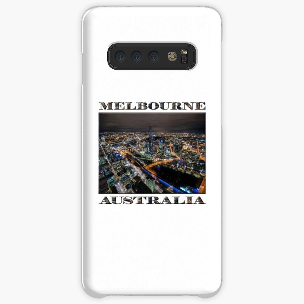 City Lights (poster on white) Case & Skin for Samsung Galaxy