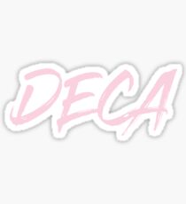 DECA - Class Label in Pink Sticker