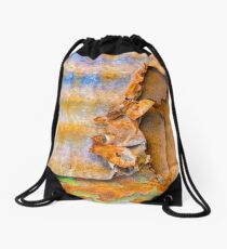 Peel Away the Day Drawstring Bag