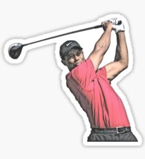 Tiger Woods Sticker Sticker