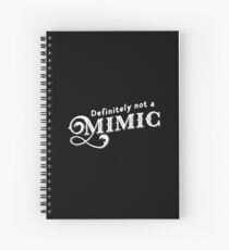 Cuaderno de espiral Definitivamente no es un adicto a los juegos de rol de Mimic
