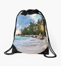 Sunrise at Baldwin Cove Drawstring Bag