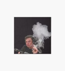Elon Musk Smokes Art Board