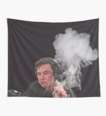 Tela decorativa Elon Musk fuma