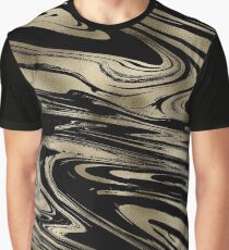 Smelt Gold Marble Graphic T-Shirt