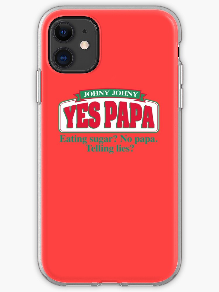Johny Johny Yes Papa T Shirt Internet Meme Parody Iphone Case