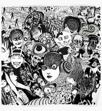 Junji Ito-Collage Poster