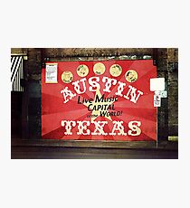 Austin Live Music Photographic Print