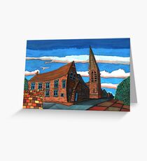181 - UNITED REFORMED CHURCH, BLYTH (GOUACHE) Greeting Card