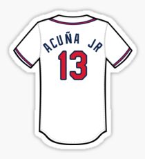 Ronald Acuna Jr Jersey Sticker
