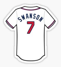 Dansby Swanson Jersey Sticker