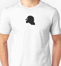 Santa Claus Black Silhouette Unisex T-Shirt