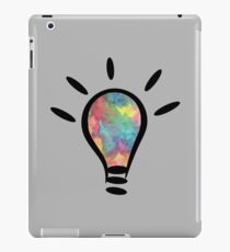 lightbulb electrical watercolor iPad Case/Skin