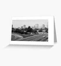 Winston Salem in B&W Greeting Card