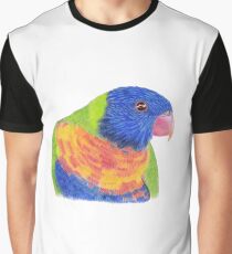 Rainbow Lorikeet Graphic T-Shirt