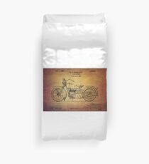 Harley Davidson Patent From 1928 Duvet Cover