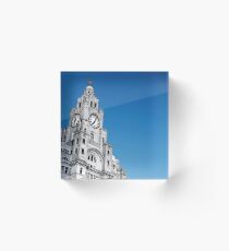 Royal Liver Building Liverpool Acrylic Block