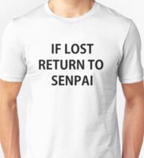 WENN RÜCKKEHR ZU SENPAI Slim Fit T-Shirt