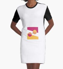 SALMI SPIRAL Graphic T-Shirt Dress