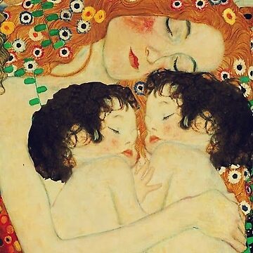 Artwork thumbnail, Klimt Three Ages of Woman Mother and Child by timelessfancy