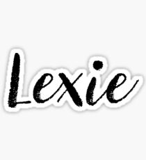 Lexie - Cute Names For Girls Stickers & Shirts Sticker