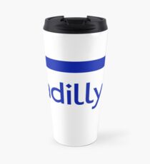 London Underground - Piccadilly Line colour strip sign Travel Mug