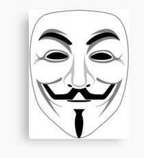 Guy Fawkes Transparent Canvas Print