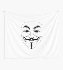 Guy Fawkes Transparent Wall Tapestry