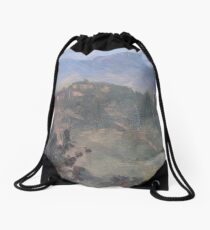 Dusk at Castello delle Forme Drawstring Bag