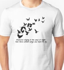 Blackbird, Beatles - Lyrics Unisex T-Shirt