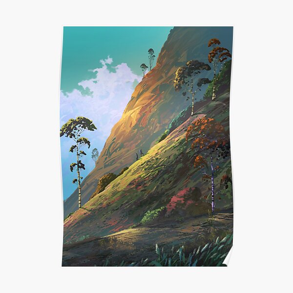 Diagonal horizon Poster