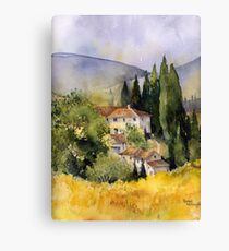 Morning in Tuscany Canvas Print