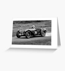 Burning Rubber ! Greeting Card