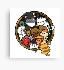 The Furrllowship of the Ring Canvas Print