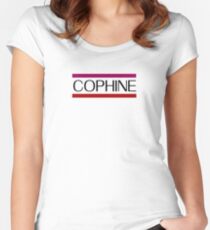 cophine Tailliertes Rundhals-Shirt